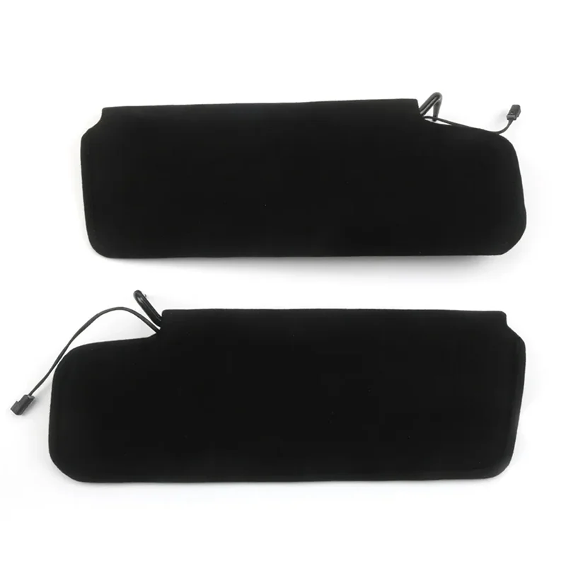 

A30M-2Pair Car Sun Visors Shades W/LED Light 12459827 14081826 For Corvette C4 1984-1996 Sunvisors Vanity Mirror