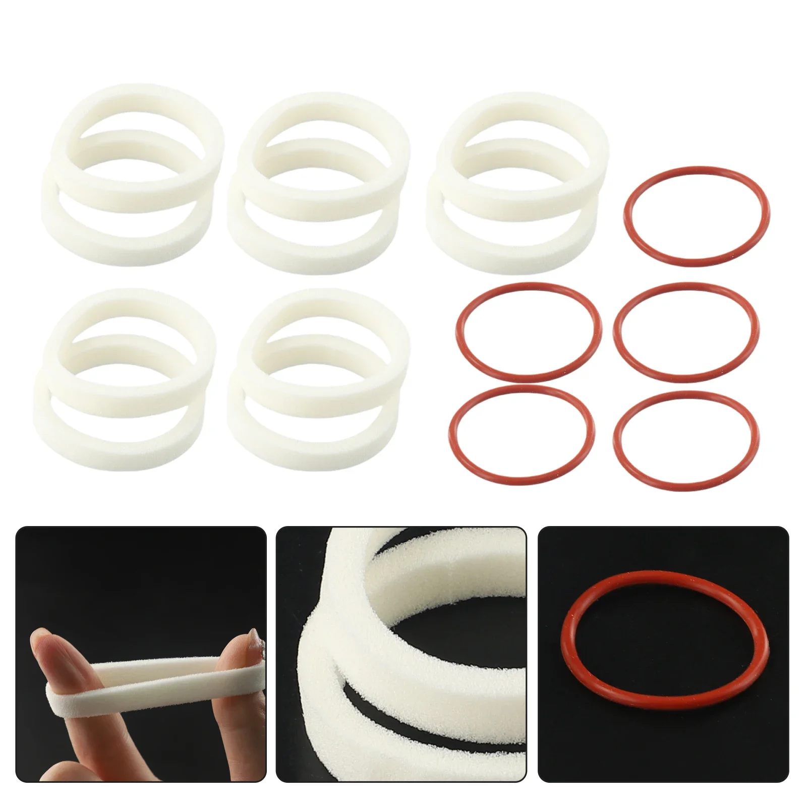 Sealed Foam Front Fork Foam Ring Sponge Ring 10pcs Imported Sponge Sealed Foam Rings Fork Foam Ring Front Fork