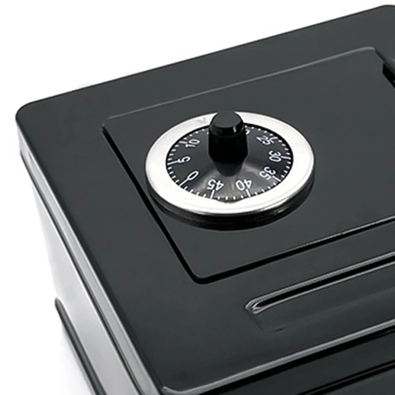 N84R-Piggy Bank Cash Coin Box ATM Bank Electronic Coin Piggy Bank With Password Coin Box,Storage Box