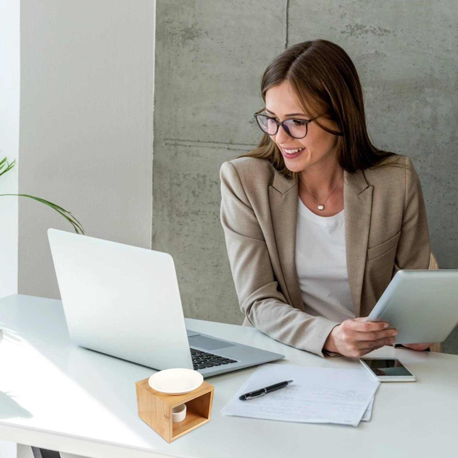 

Ceramic Aroma Burner For Essential Oil Diffuser Tealight Home Incense Holder Censer Ornament Aromatherapy Furnace