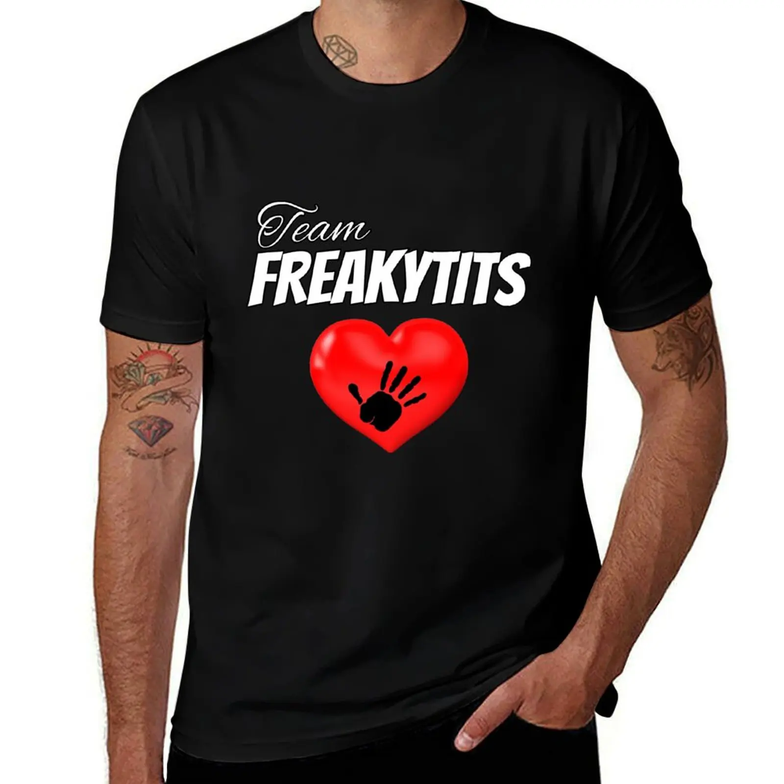 

Team Freakytits T-Shirt man t shirt heavy cotton t shirts for man graphic funny t shirt man designer T-Shirt
