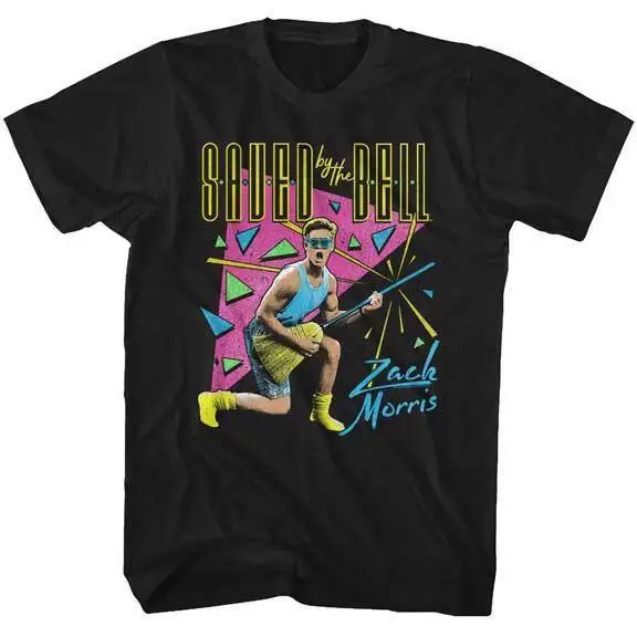 

Saved By The Bell Zack Morris Rocking The Broom Zack Splosion Men's T Shirt