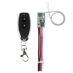QIACHIP 433Mhz DC 3.6V-24V 12V Wireless Remote Control Switch 433Mhz 1 CH RF Relay Receiver Micro LED Light Controller Garage
