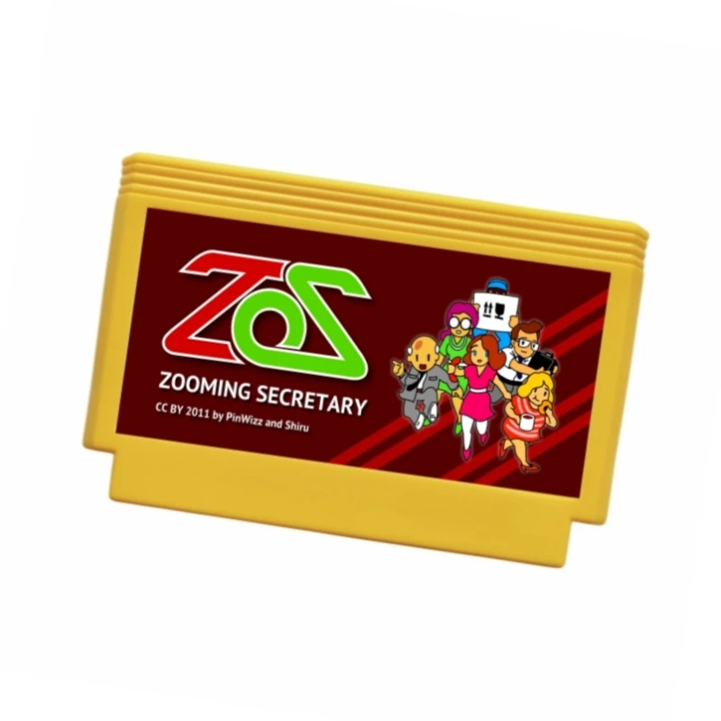 Zooming Secretary Game Cartridge for FC Console 60Pins Video Game Card