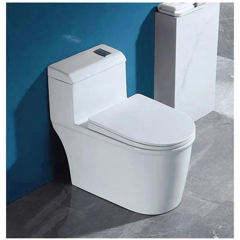

Toilet Bowl Household Bathroom Ceramic Deodorant Large Impact Water-Saving Mute Ultra-Rotating Siphon Pumping Sit Toilet