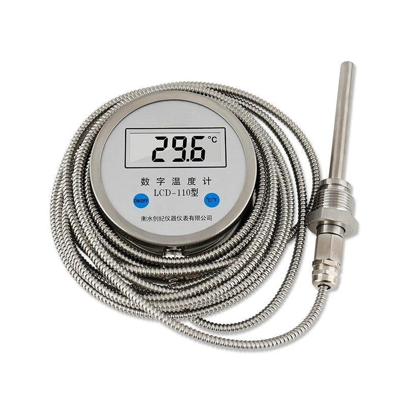 

Цифровой биметаллический термометр WST/DTM491, промышленный цифровой термометр для воды с зондом, устойчивый к коррозии