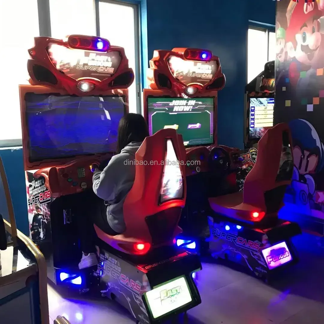 arcade car simulator dring racing game machine coin operated games fast car furious racing for game zone