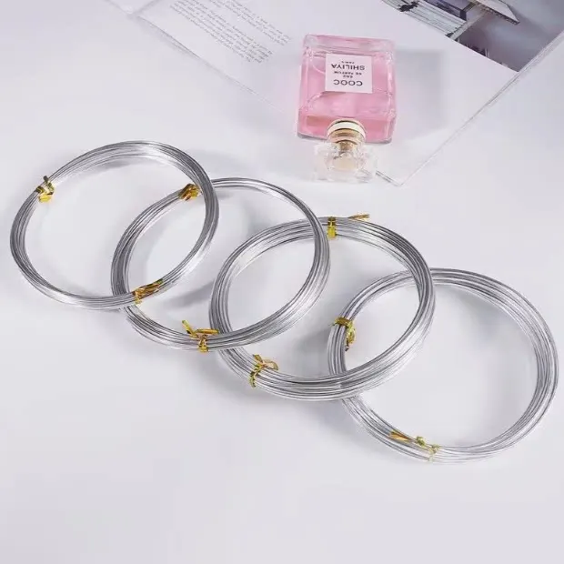 3/5/10 meters 1/1.5/2 mm silver bendable aluminum craft wire for DIY doll skeletons and craft making view 3