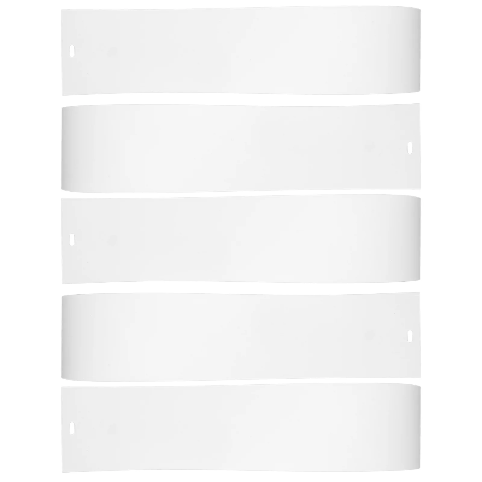 

5 Pcs Blind Replacement Slats Replacements Vertical Blinds White for Sliding Door Shutters