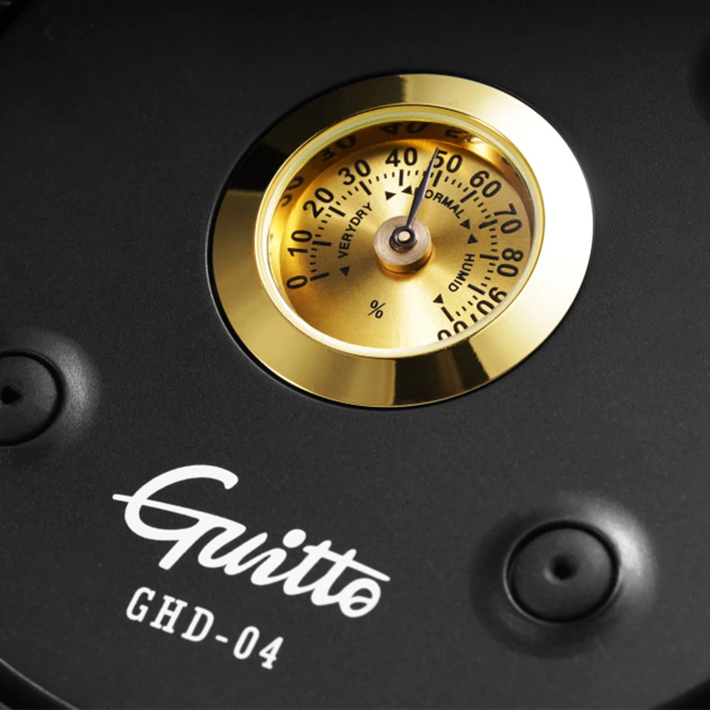 مرطب الجيتار الصوتي غطاء فتحة الصوت الصوتية مع مقياس رطوبة الجيتار ومرطب الجيتار الشعبي للعناية بالجيتار والصيانة