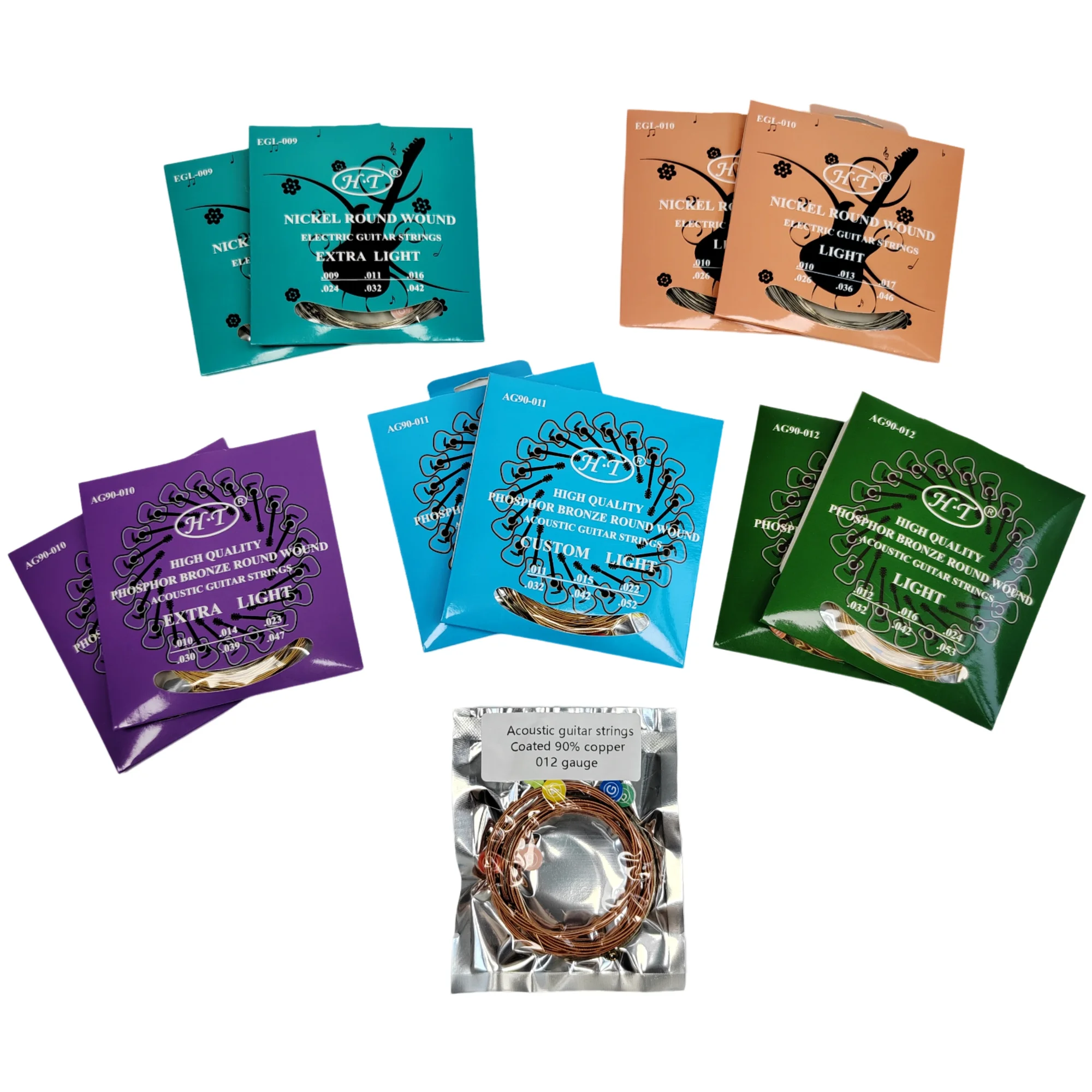

2025 High Quality Competitive Price Electric Acoustic Guitar Strings Set Coated Stringed Instruments Parts Accessories Testing S