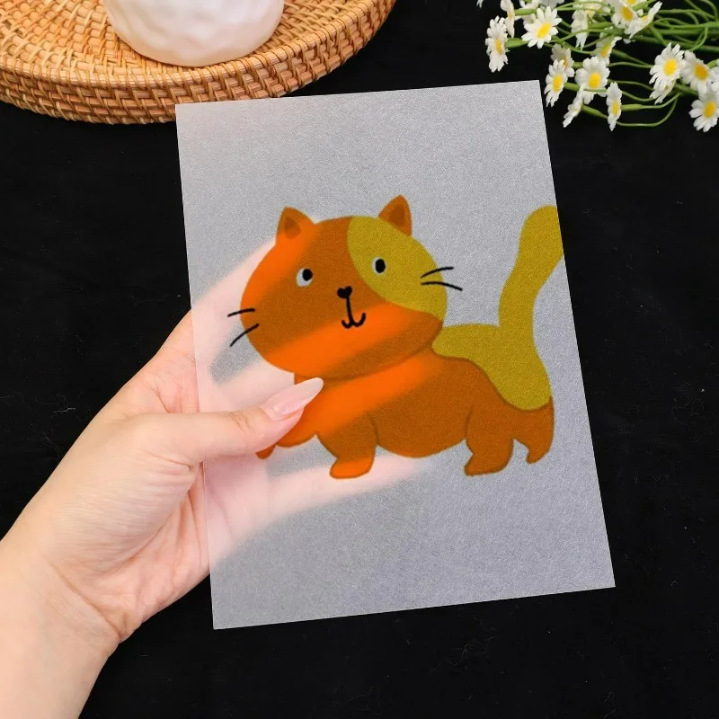 5/10sheet Transparent Heat Shrink Plastic Sheets DIY Keychain Clear Shrink Art Paper for Jewelry Making Children Handmade Crafts - view 4