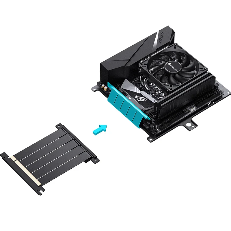 JONSBO NV10 Chassis ITX MINI Supporto completamente in alluminio Alimentatore 1U FLEX Custodia per computer in piedi o sdraiata