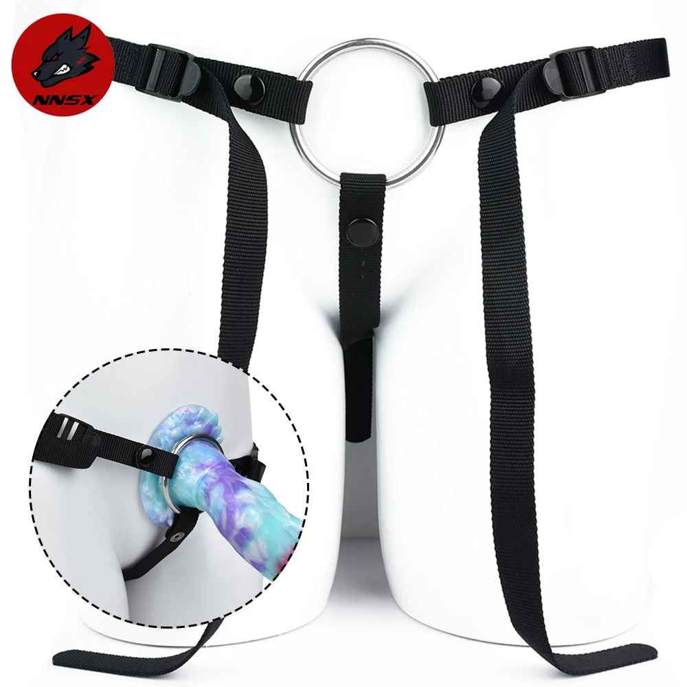 Adjustable Belt Harness for Dildo Anal Plug Strapon BDSM Wearable 4 Sizes Strap With Ring Adult  Sex Toys for Gay Lesbian Couple