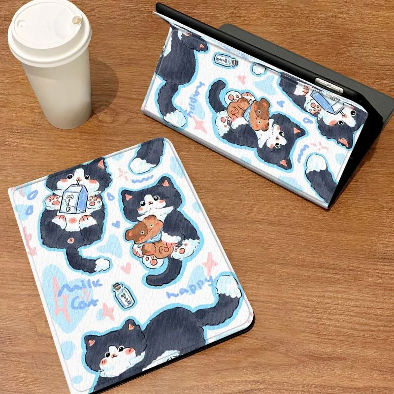 

Cartoon Black Cat Starry Case For Samsung Galaxy Tab S6 S7 S8 S9 S10 S11 FE Plus Lite Tablet