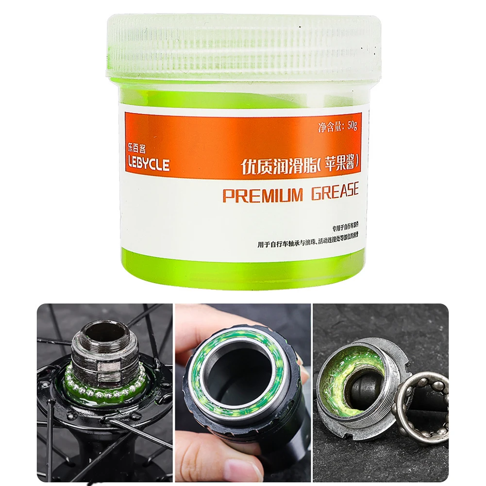 

50g Hub Lubricants Oil High Temperature Resistance Motocycle Chain Bearing Wax Oil Dustproof Bike Maintenance Grease Rustproof