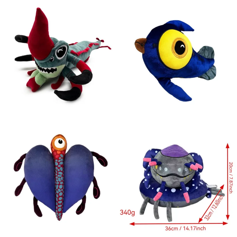 

New Subnautica Plush Fun Sea Creature Toy Game Stuffed Animal Doll Cute Collectible Kawaii Gift For Gamers Adventure Fans