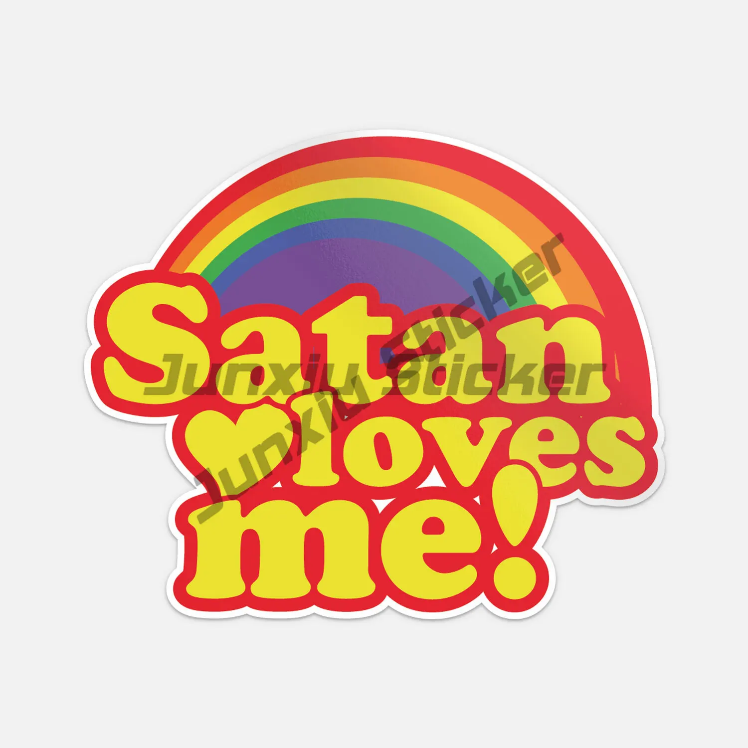 

Satan Loves Me Sticker Vinyl Car Bumper Decal