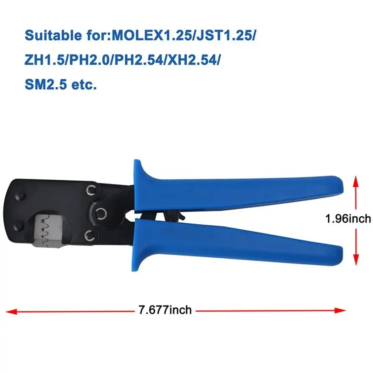0.03-0.52mm2 Wire Crimping Pliers Tool Cable Terminals Cutter Tool Set Terminal Crimping Pliers for MOLEX1.25 JST1.25 ZH1.5