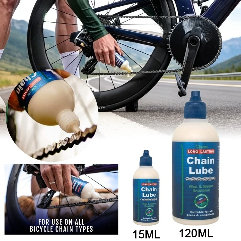 Mountainbike- und Rennrad-Spezialschmiermittel 15ML Fahrradkettenwachs Wartungsöl Sprühflasche Kettengetriebeöl für Alle Fahrradketten – Detail 1