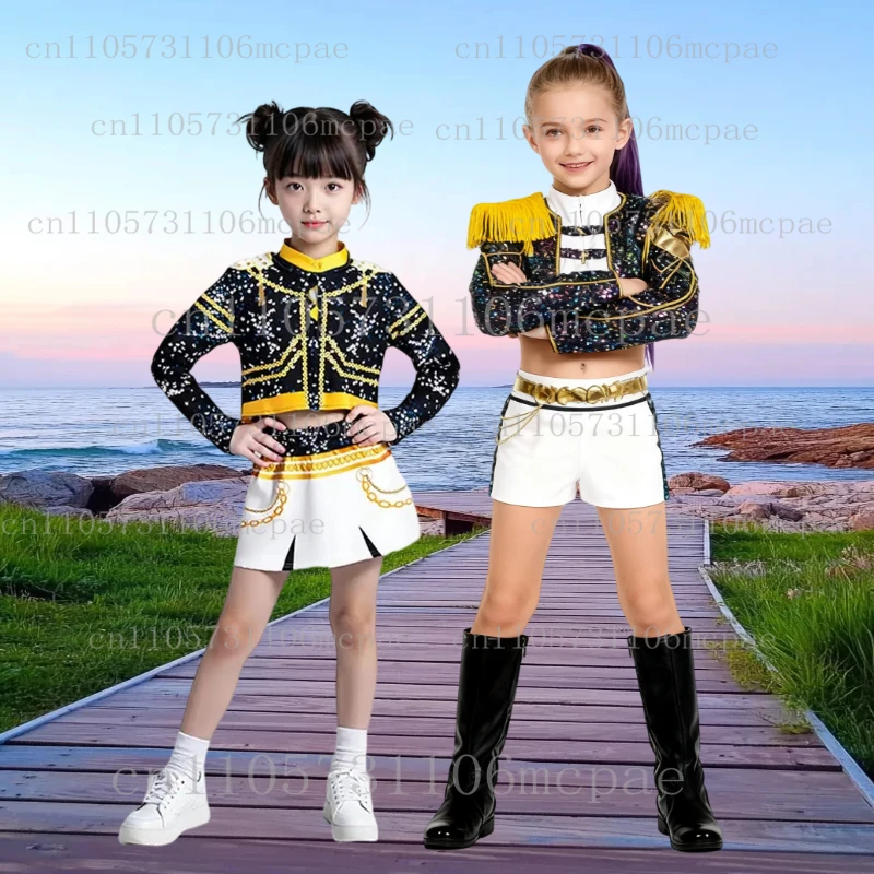 Disfraz de cazadores de demonios k-pop para niños, disfraz de Zoey Rumi Mira, disfraz de ídolo Virtual, película, Cosplay para niñas y niños, Carnaval de Halloween