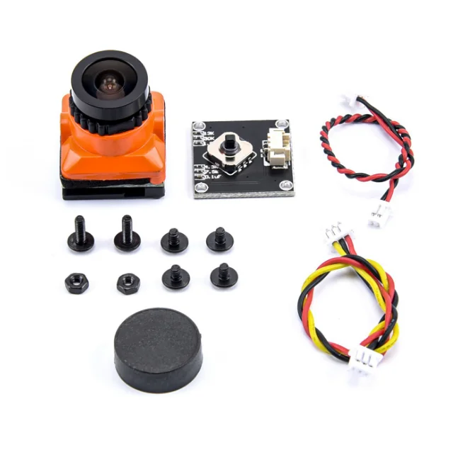 HTMCK Mini 1/3 CMOS 1500TVL FPV Camera, 2.1mm Lens, DC 5V-30V, PAL/NTSC with OSD Internal Adjustable for RC Racing Drone Toy Car gallery 1