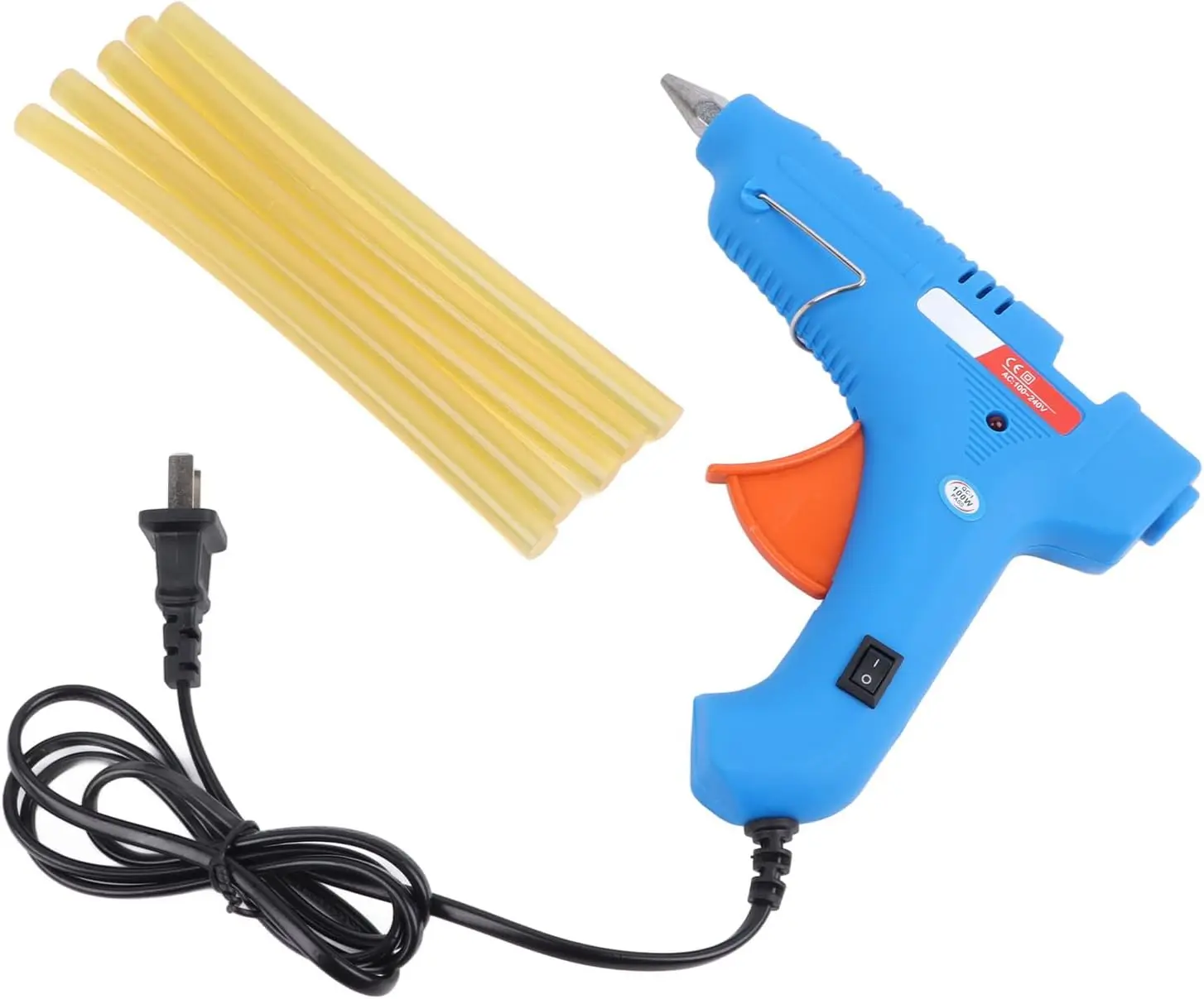 

Инструмент для ремонта вмятин с 5 клеевыми палочками, набор быстронагревающихся съемников вмятин для кузова автомобиля, вилка стандарта США, 100-240 В