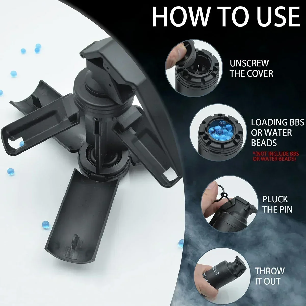 

Игрушечная ручная граната WYL1/2Pcs M18, тактическая модель дымовой гранаты, пластиковая игрушечная граната, модель уличной гранаты.