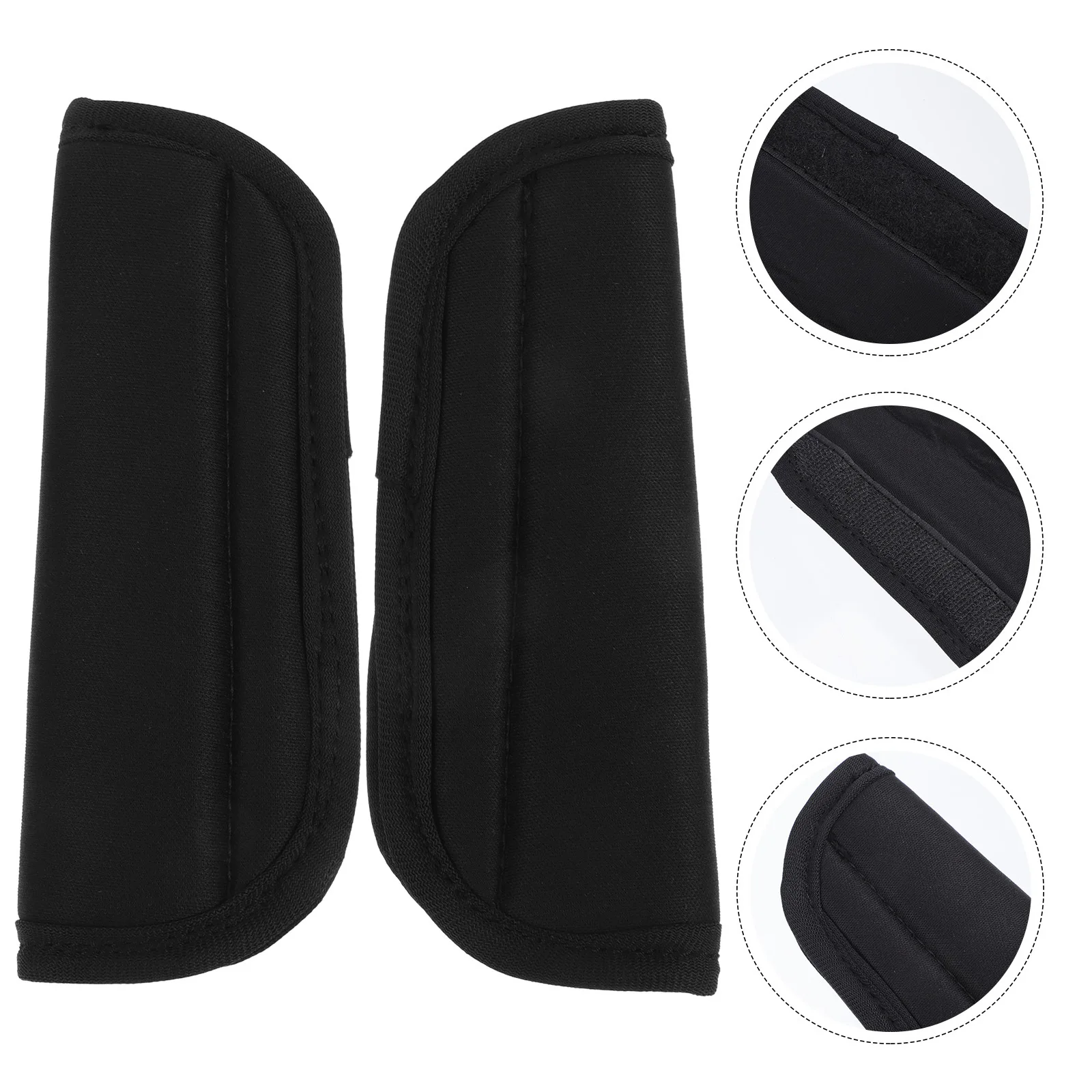 زوج واحد من وسادات الكتف الآمنة بحجم عالمي وغطاء مبطن ناعم لعربات الأطفال يحمي حزام الجلد