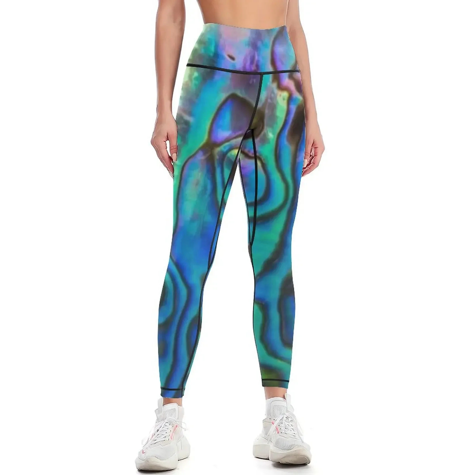 

Paua Leggings Golf wear sport pants gym wear active wear Womens Leggings