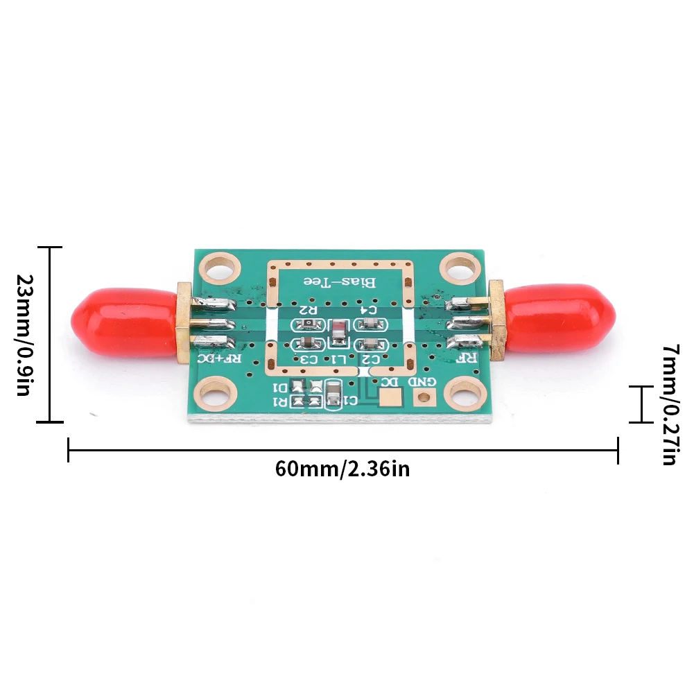 

10MHz-6GHz DC Blocker Coaxial Feed RF DC Bias Blocker DC 1-50V RF DC Isolator LNA Low Noise Amplifier for Ham Radio RTL SDR