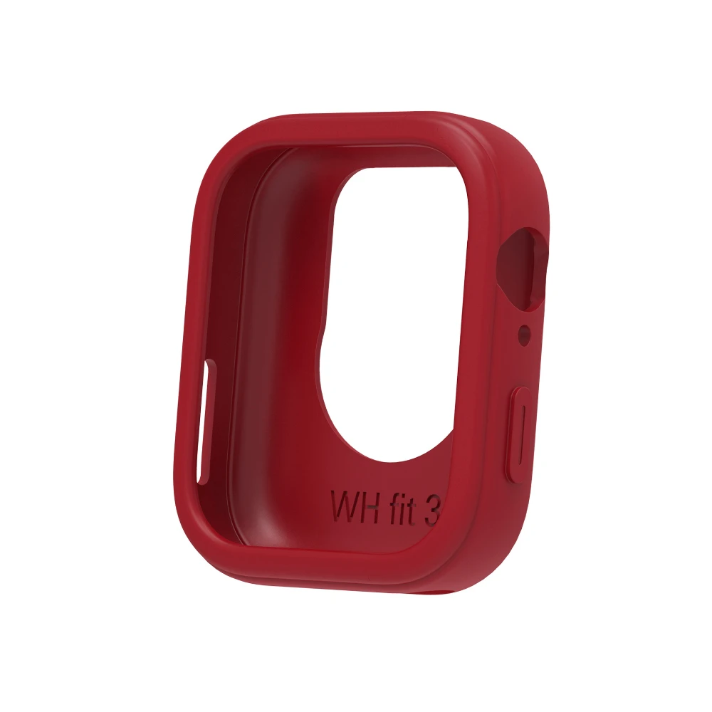 Silicone Watch Case para Huawei Watch, Soft Full Capa Protetora Shell, Sport Watch Shell Substituição, Bumper Frame, Fit3