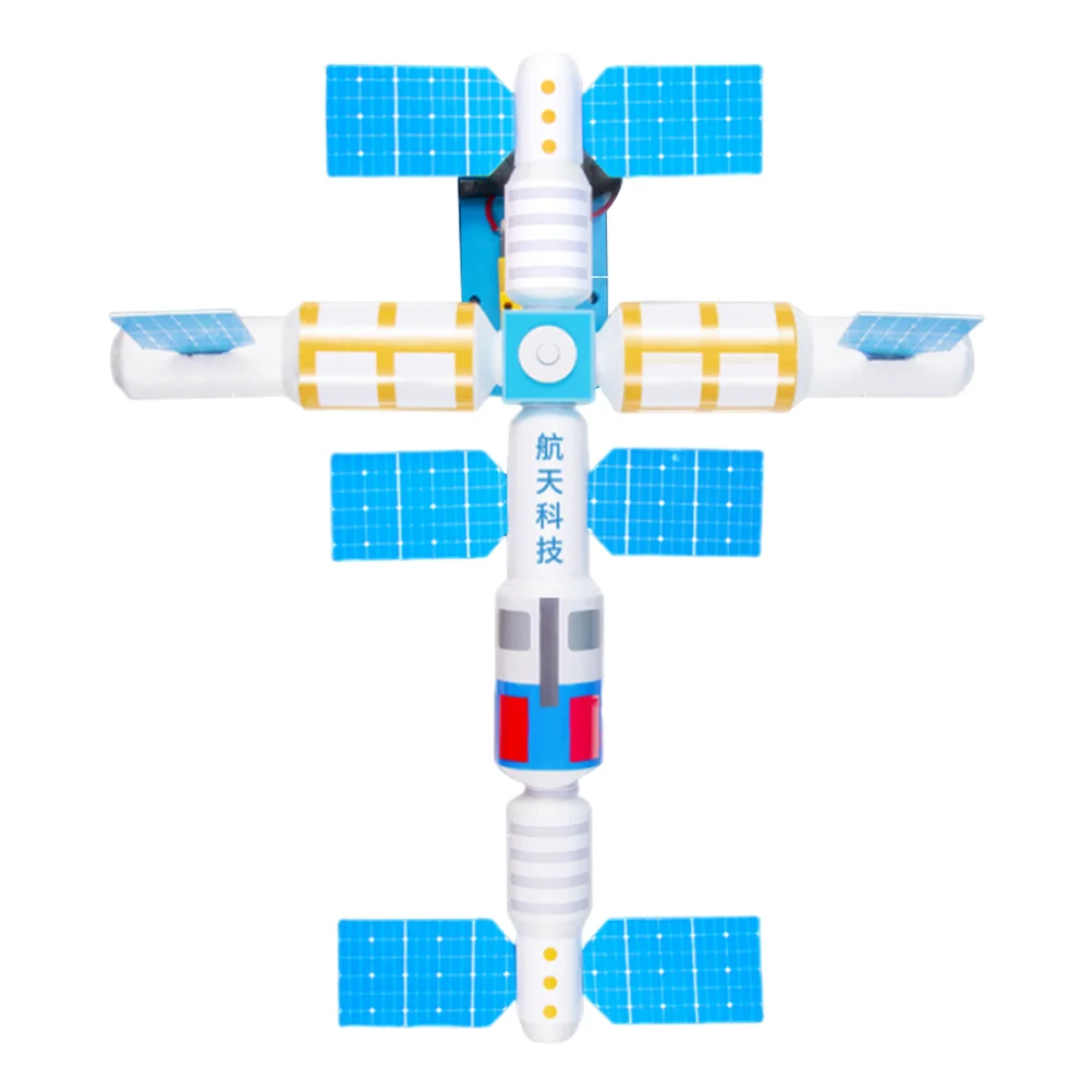 

Realistic Model Kit Kids Toy Handmade Satellite Assembly Educational STEM Learning Aid Detailed Decor
