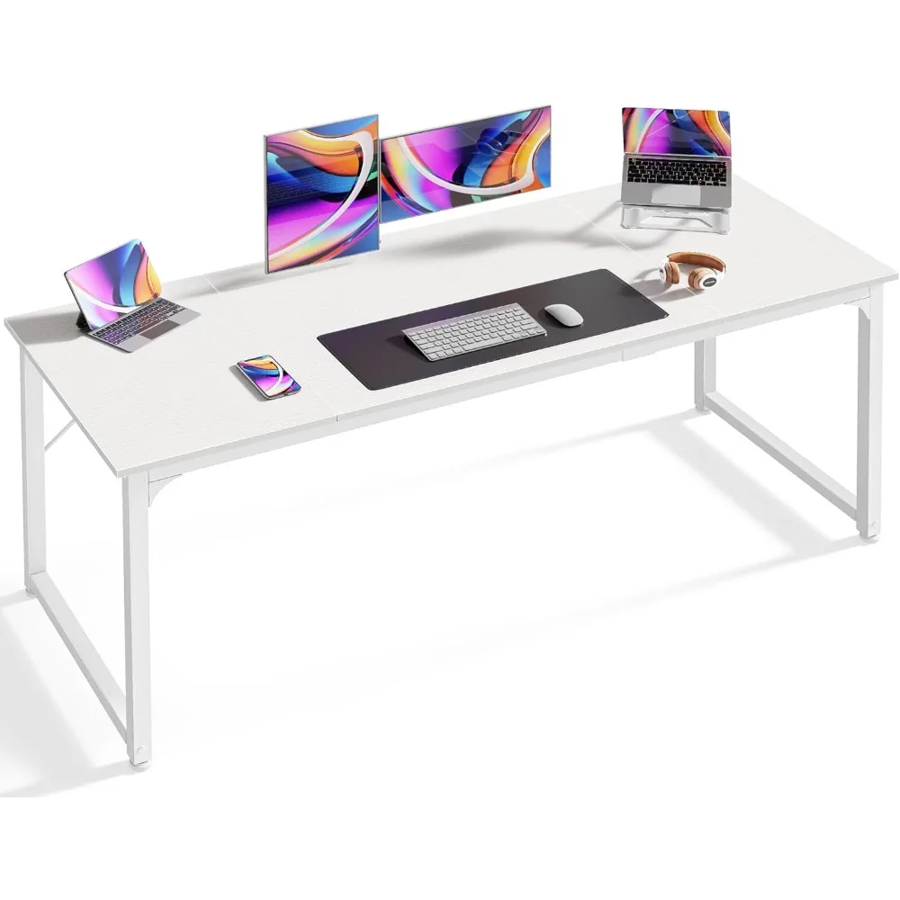

Computer Desk, 63 Inch Office Desk, Gaming Desk with Storage