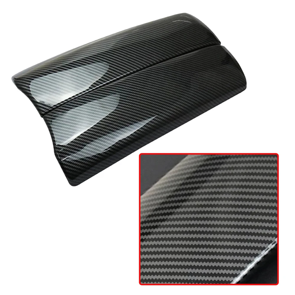 2pcs Carbon Fiber Center Console Armrest Box Cover for BMW 7 Series F01 F02 2009-2015