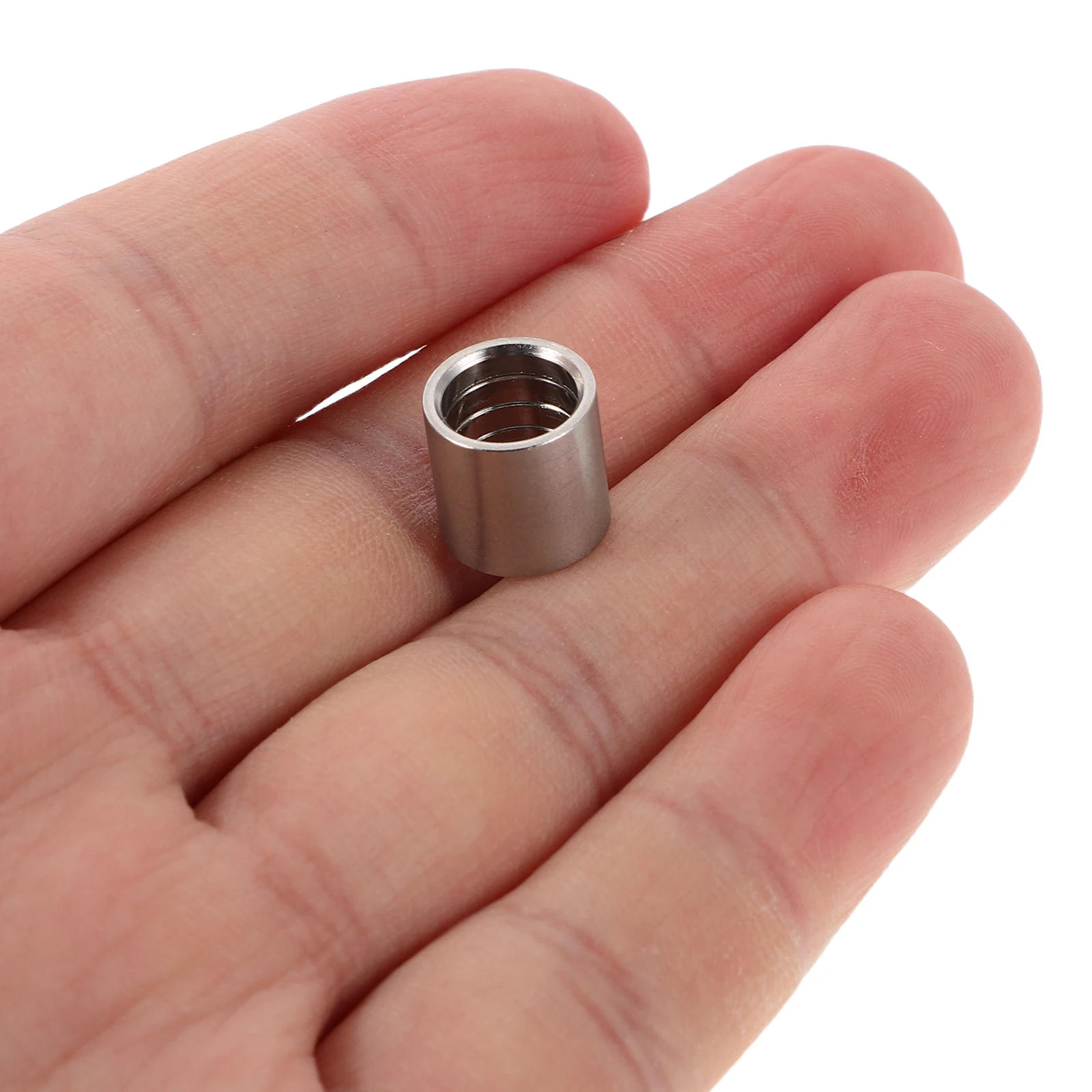 

4Pcs Stainless Steel Pool Cue Ferrules Snooker Cue Tips Replacement Kit Durable Billiard Stick Tip Repair Pool Ferrules