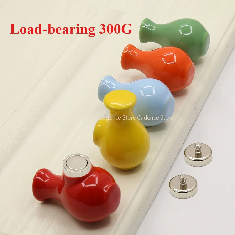 

2pcs Strong Magnetic Handles Knobs, Colorful Pulls for Metal Cabinet, Dresser, Drawer, Pegboard Hooks, Dopamine Decor
