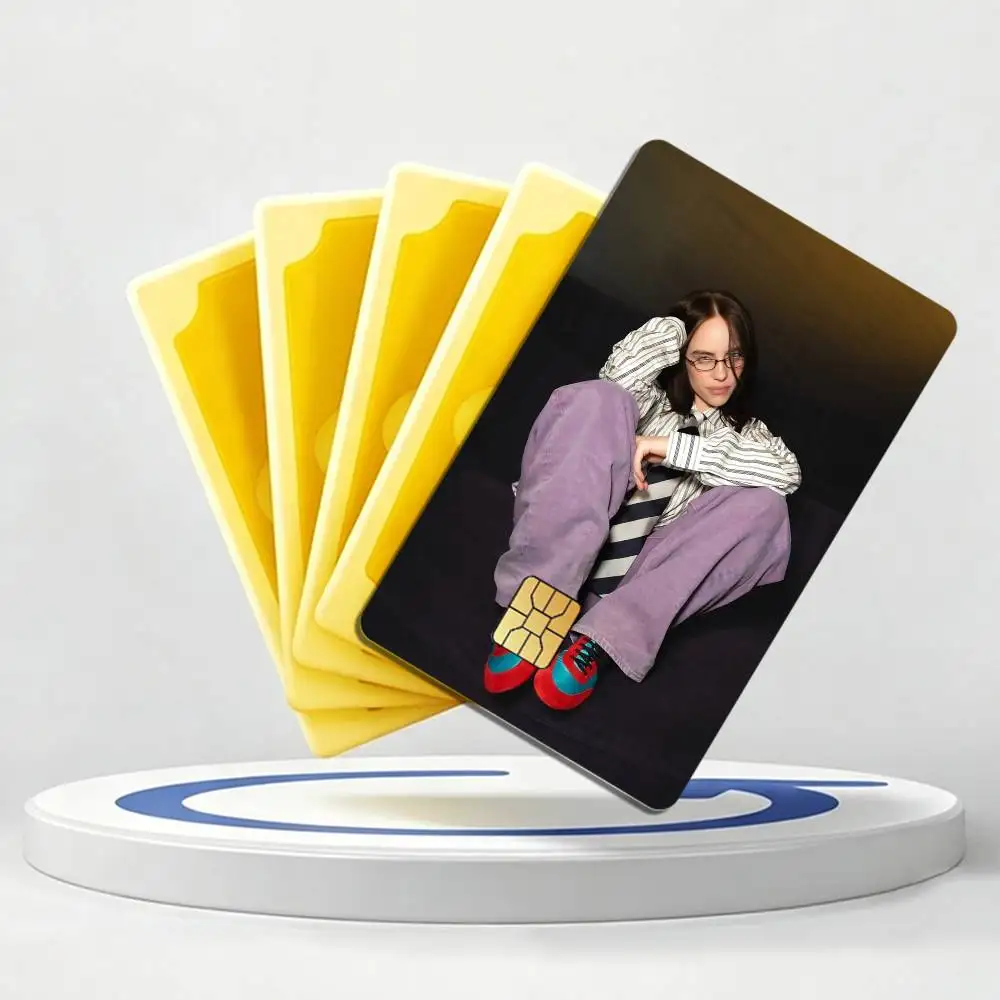 B-Billie E-Eilish No Time to Die Card Stickers for Bank Access Protective Waterproof Film Cover Sticker Gift