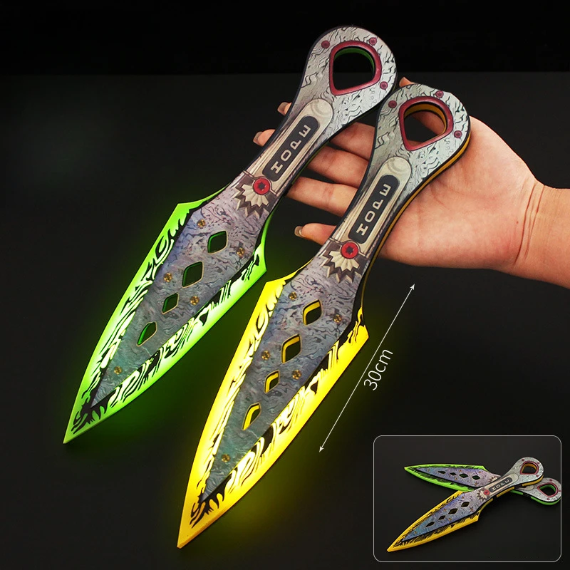 

Искусственное оружие для косплея Apex Legends Wraith Kunai игровой периферический 30 см, акриловая зарядка, люминесцентная катана, меч, оружие для косплея, игрушки, подарки