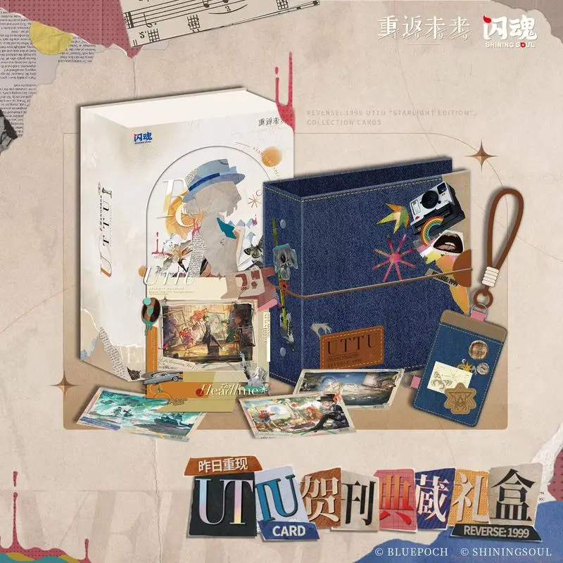 

Новая распродажа, подлинный реверс: 1999 карт Uttu, журнал арканистов, том 2, коллекционные карты аниме, высокое качество, подарочная коробка на день рождения для девочек