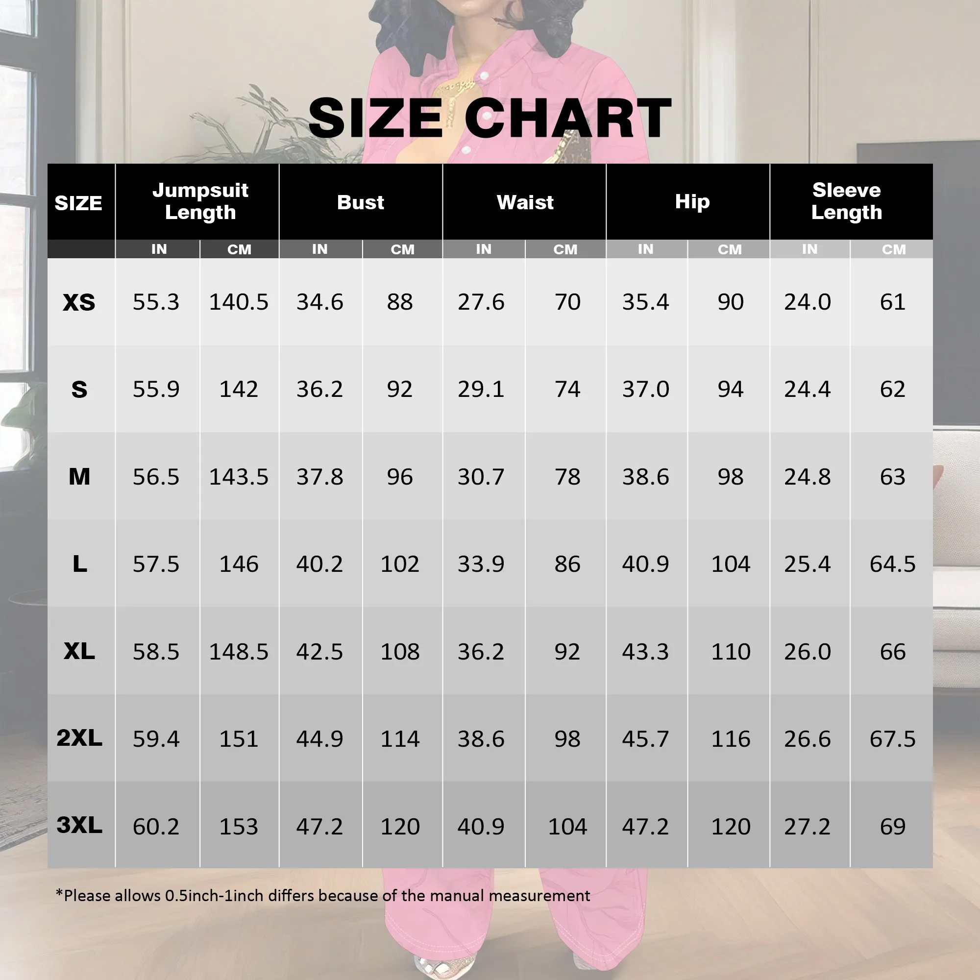 Women’s Long Sleeve Belted Jumpsuit Elegant V Neck Gradient Print One Piece Romper Outfit Spring Summer