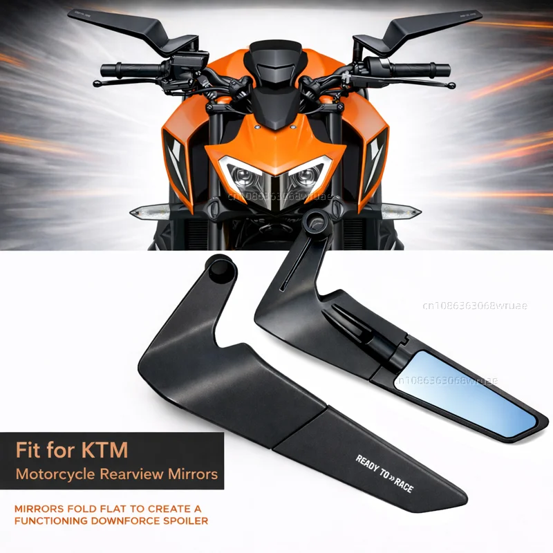 Фото Зеркала заднего вида для мотоциклов с ЧПУ, HD-зеркала для мотоциклов KTM Super Adventure Duke RC 390 690 790 890 1090 1190 1290 R