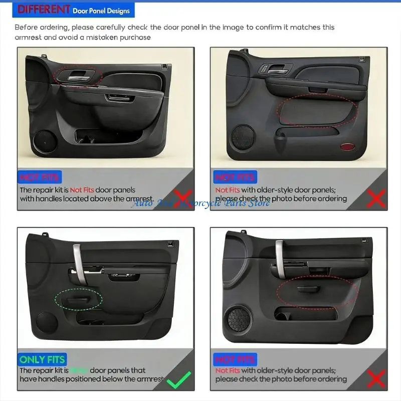 P9FD Reparaturlösung für Armlehne vorne rechts an der Türverkleidung 22818470 für Pickups – Detail 10
