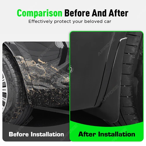 Imagen 2 del producto Guardabarros para Mitsubishi ASX 2020-2023, Protectores Contra Salpicaduras, Accesorios para Auto