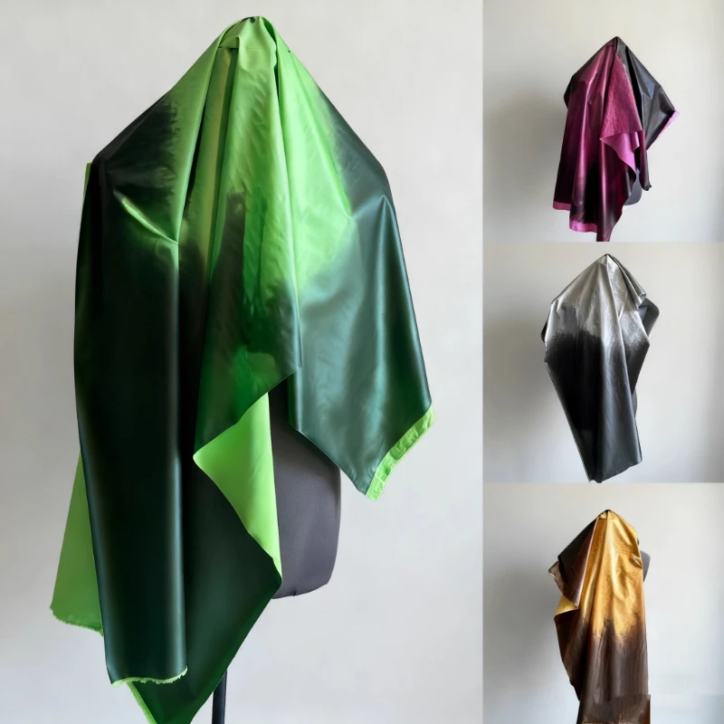 

Temperature Sensitive Color Changing Fabric for Diy Sewing Multi Colored Down Jacket Clothing Designer Fabrics Cloth