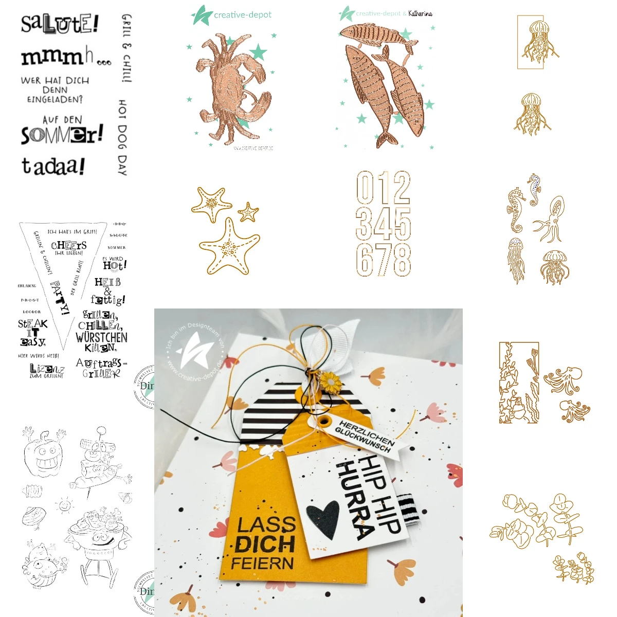 Nouveaux pochoirs de découpe en métal 2026 Motifs Graines et Coquilles pour scrapbooking, décoration de journal, gabarit de gaufrage et carte de vœux DIY faite main