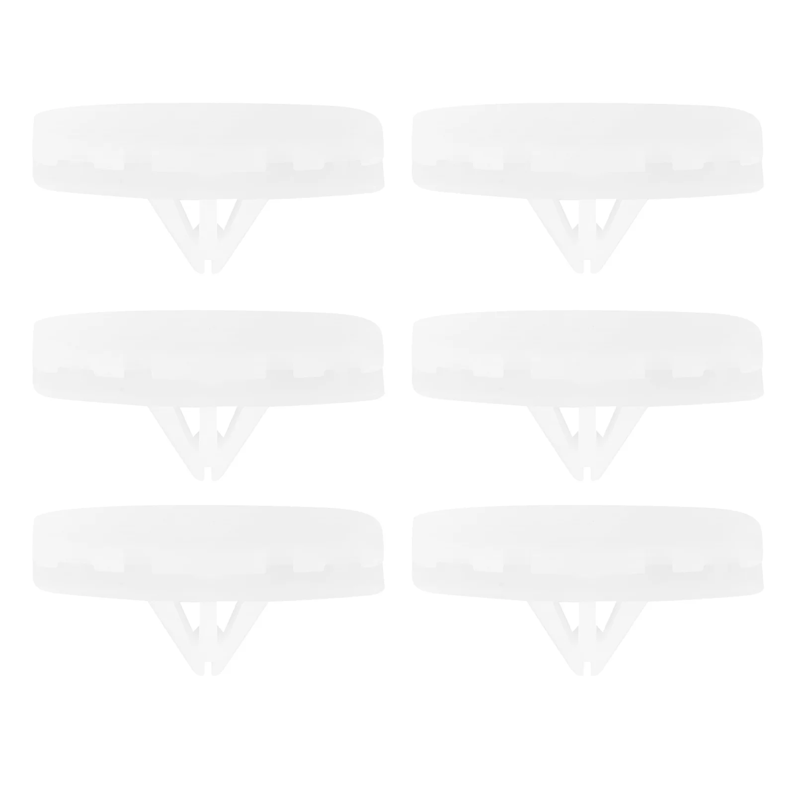 

6Pcs Mud Flap Protector Plate Fixing Clips Strong Hold Splash Shields Guard Under Car Easy Installation Reliable Protection