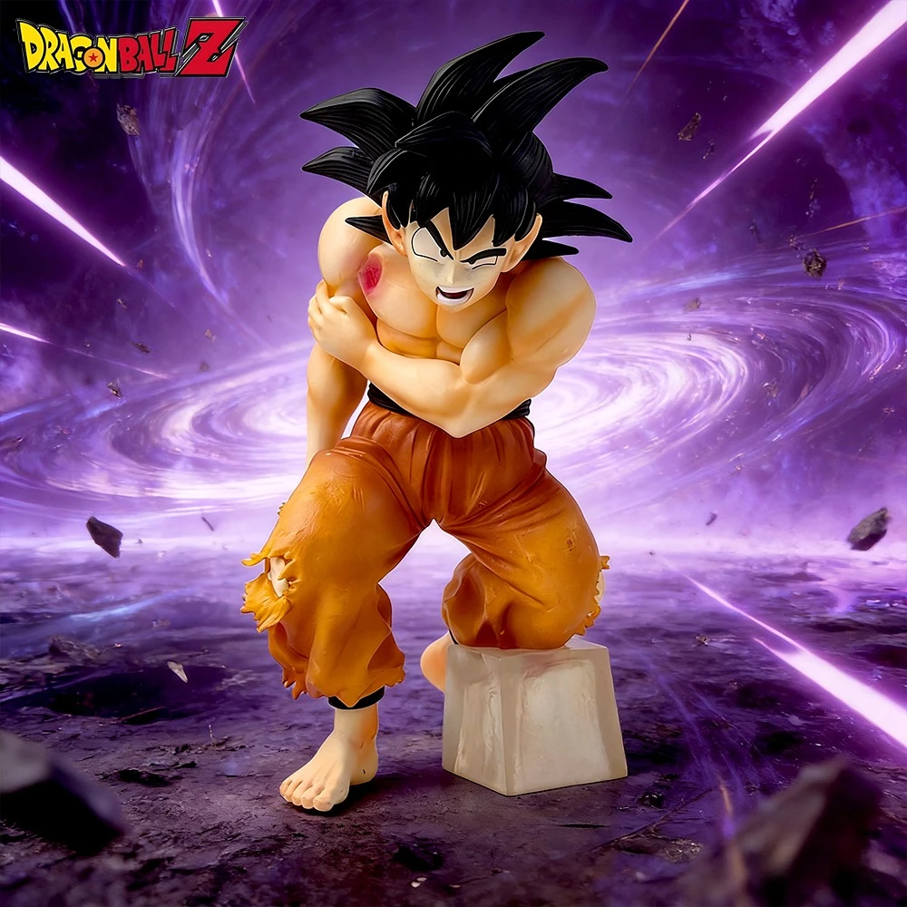 20 cm/7,87 in Anime Dragon Ball Figur Kampf verletzungen Goku Action-figuren Pvc Statue Desktop Ornamen Sammlung Modell Spielzeug geschenke