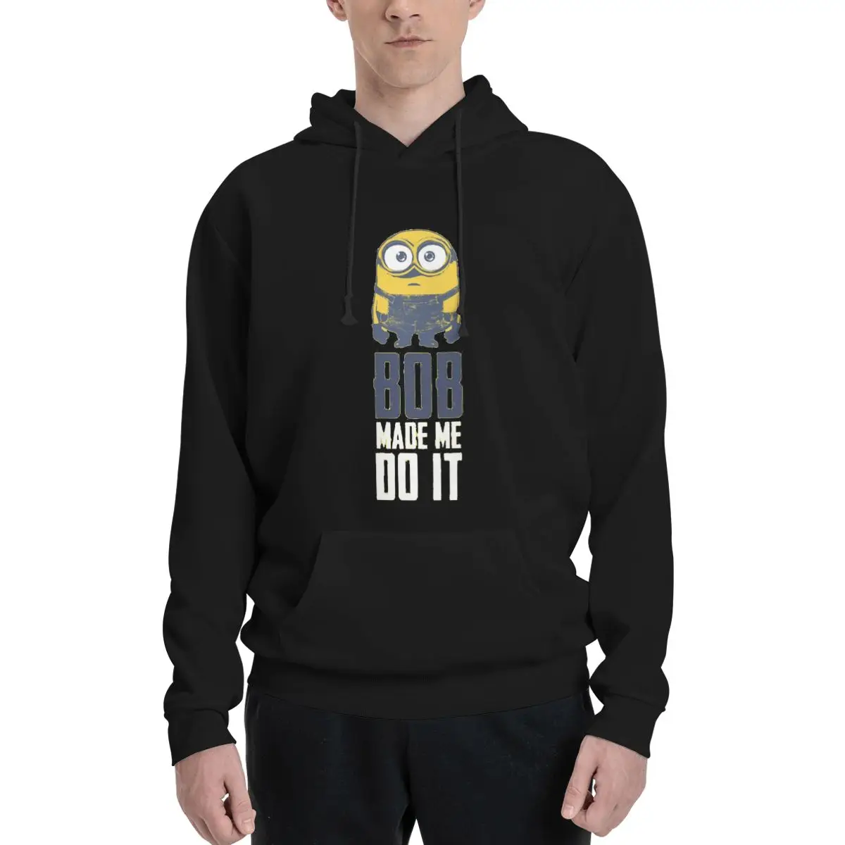 

New Arrivals Minions style hoodie print pullover sweatshirt hoodie Harajuku retro super sweatshirt high street fashion ins top