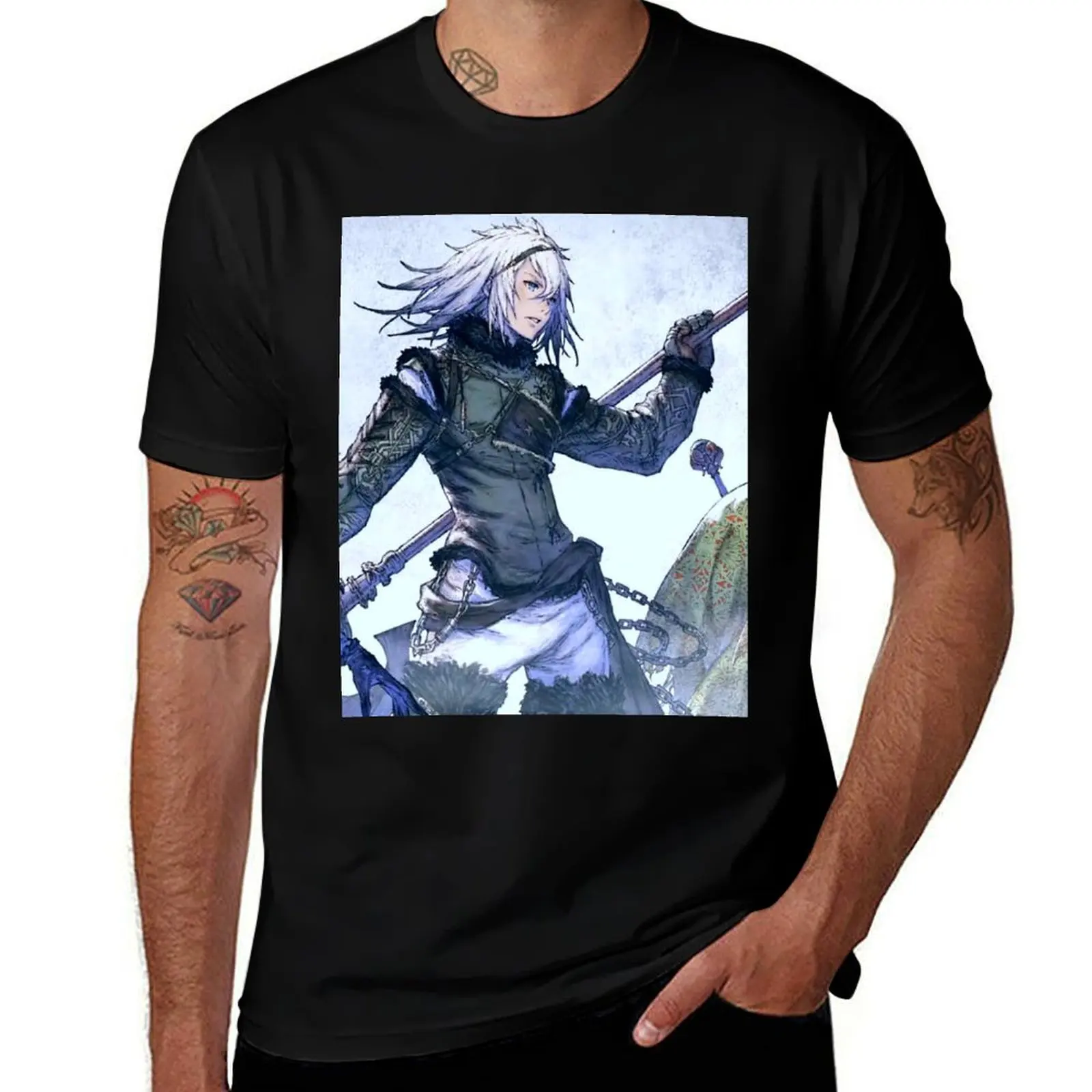 

Nier Replicant - Nier (brother) T-Shirt mens graphic t shirts funny t shirts cotton T-Shirt